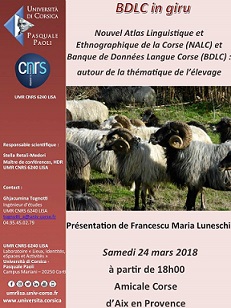 Conférence BDLC in giru « NALC et BDLC autour de la thématique de l’élevage »