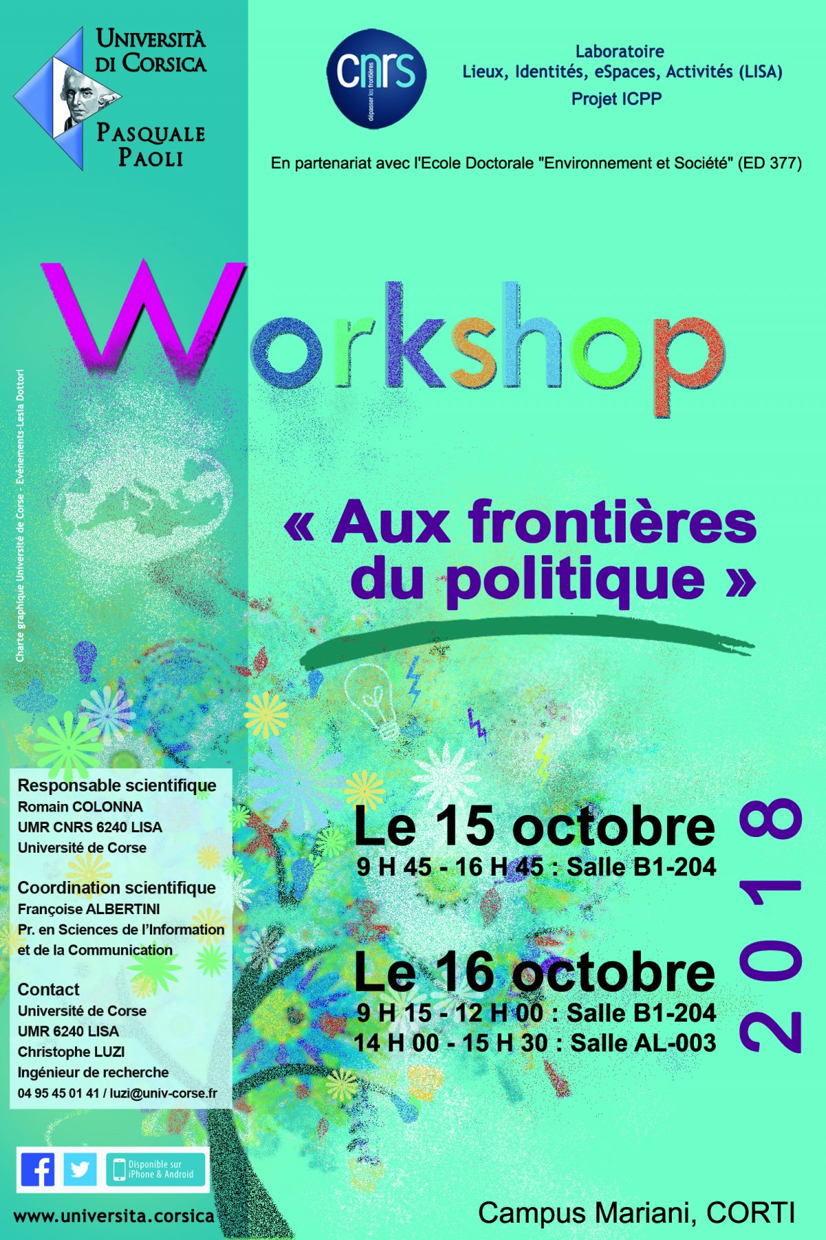 Workshop « Aux frontières du politique »