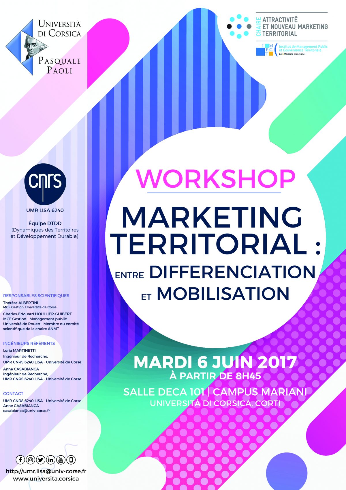 Workshop Marketing territorial : entre différenciation et mobilisation
