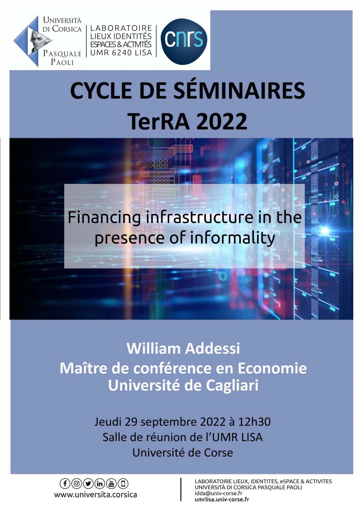 Financing infrastructure in the presence of informality