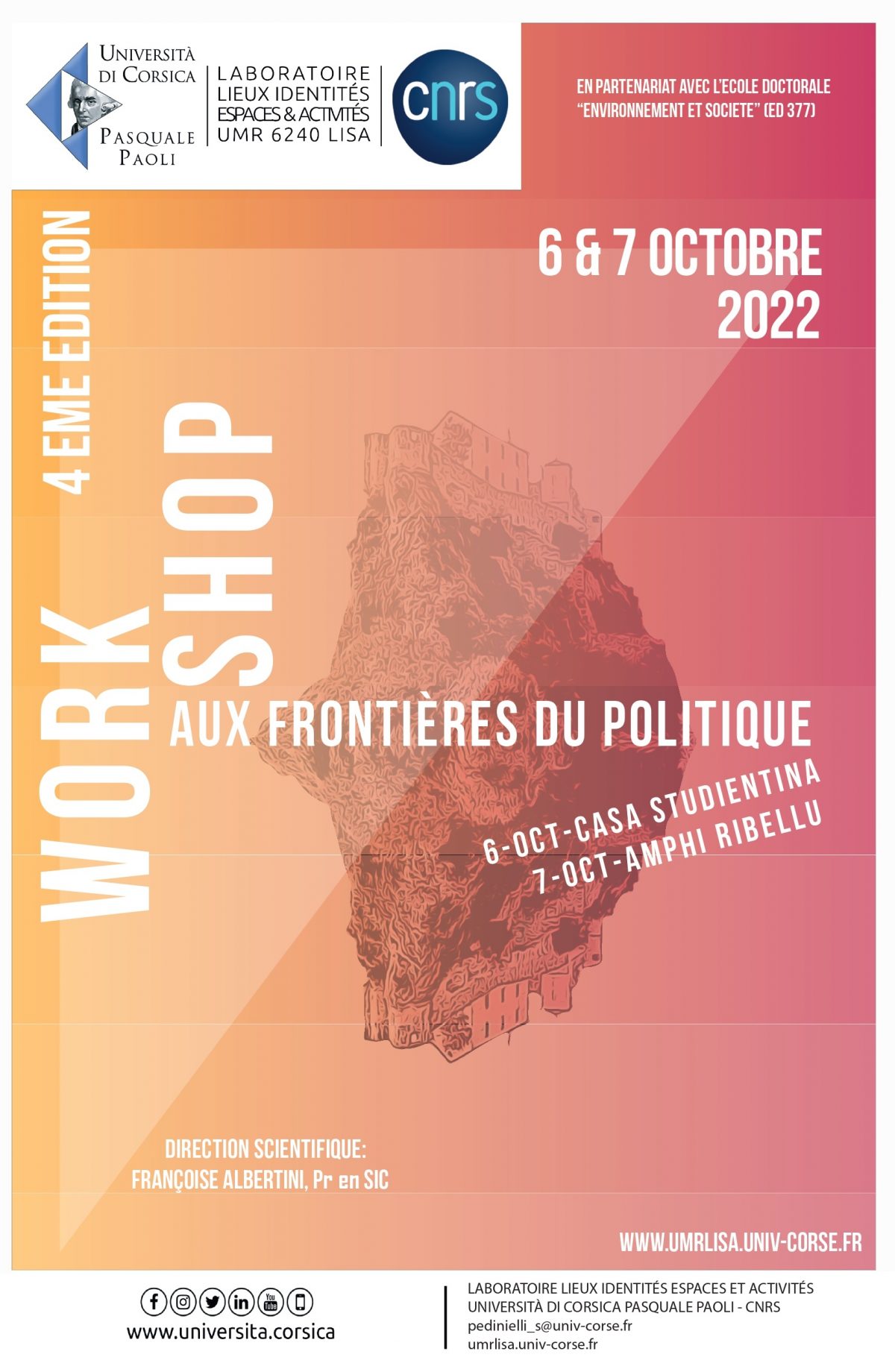 Workshop Aux Frontières du Politique in Corti