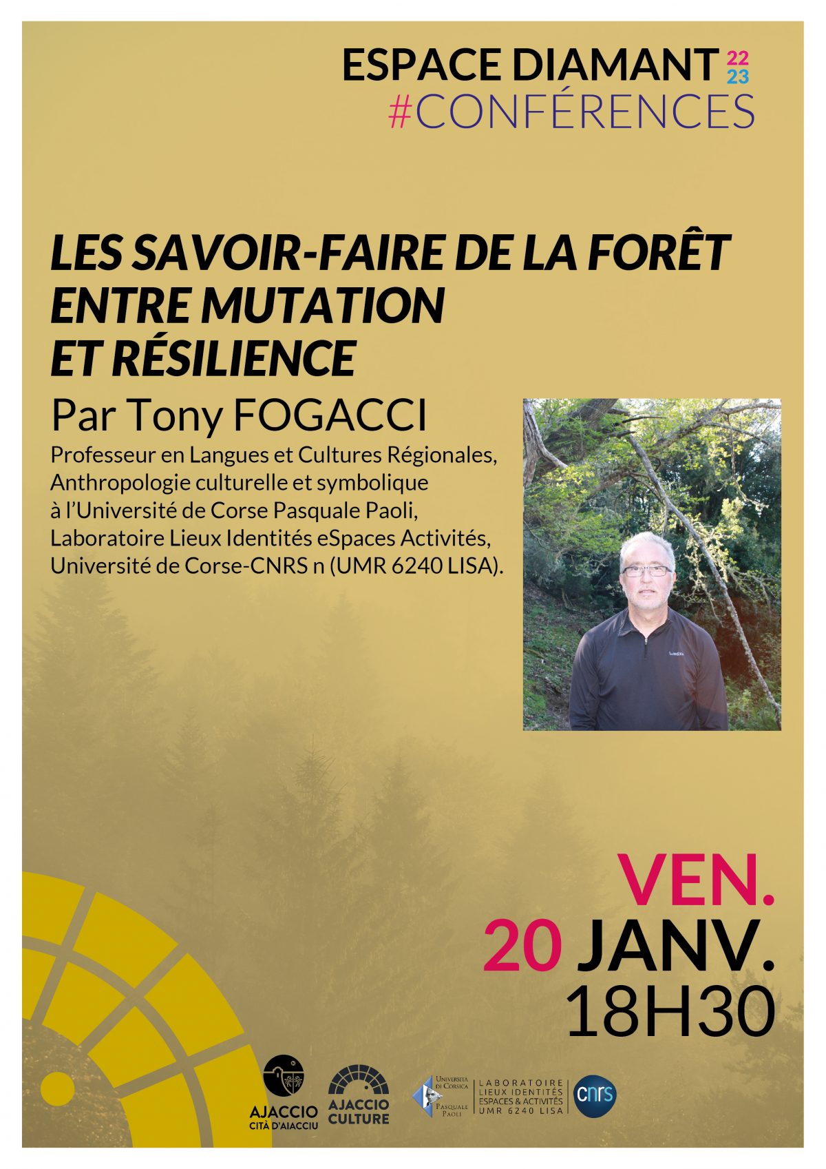 Les savoir-faire de la forêt entre mutation et résilience par Tony Fogacci