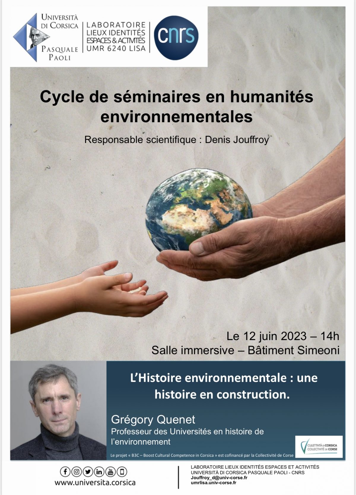 Cycle de séminaires en Humanités Environnementales