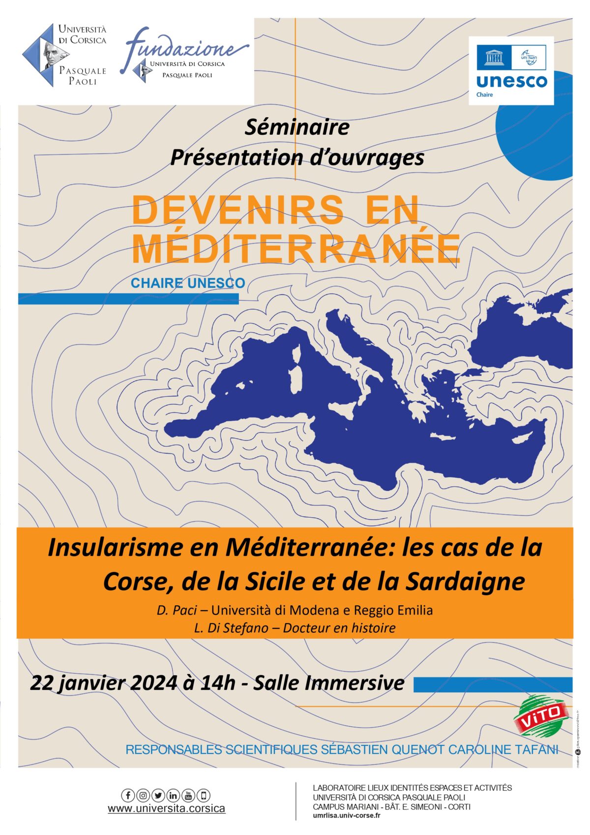 Insularisme en Méditerranée: les cas de la Corse, de la Sicile et de la Sardaigne